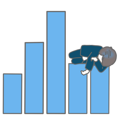 困っている人のイラスト