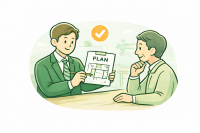 契約＆詳細設計のイラスト